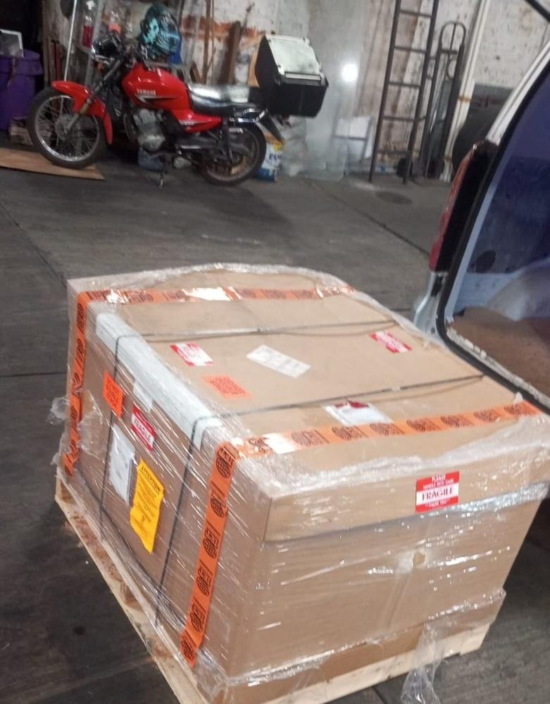 Tarima entregada en Guadalajara